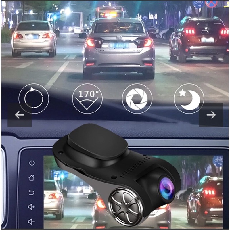 Camera hành trình ô tô U6 có ADAS, GPS,cảnh báo va chạm,lưu tốc độ xem lại video