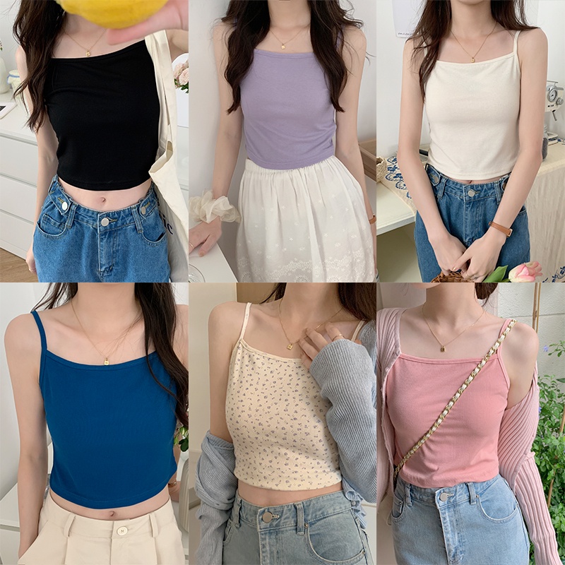 Áo Hai Dây Dáng Ôm Ngắn Thời Trang 51639