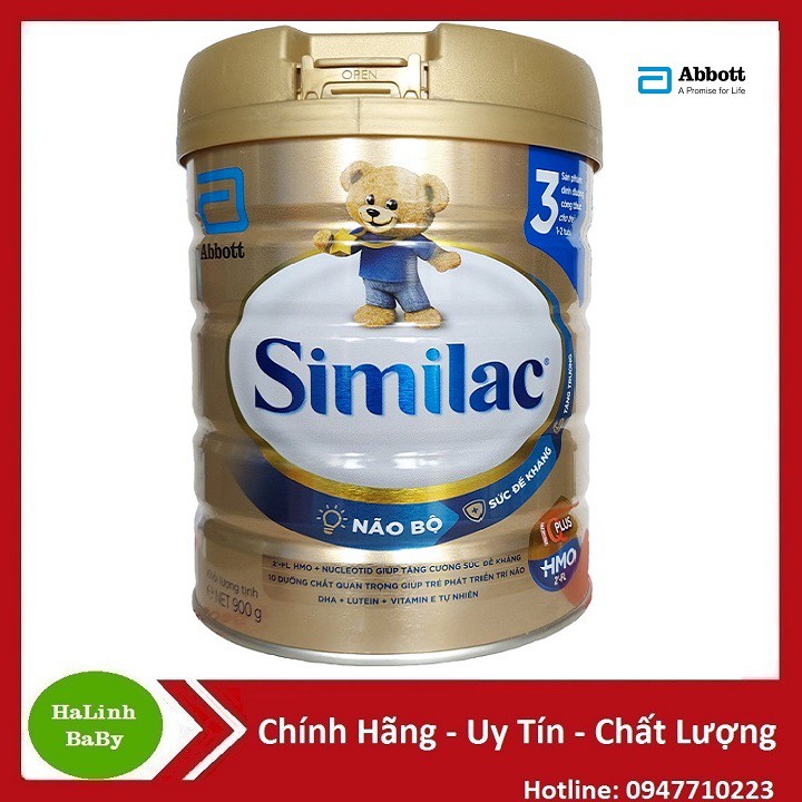 Sữa bột Similac 3 900g [Date 2022]