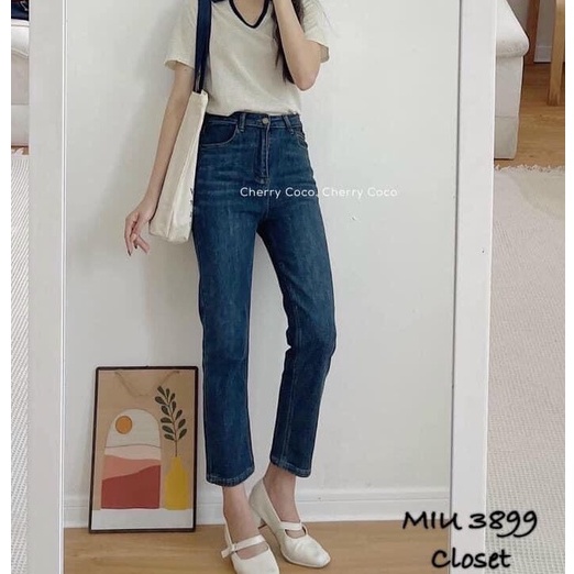 Quần jeans ôm form 9 tấc Bazic Hàn Quốc - mã 3899 | BigBuy360 - bigbuy360.vn