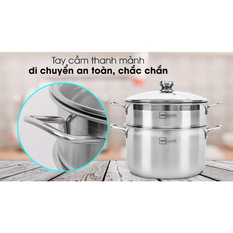 Bộ Nồi Xửng 28cm HT-Cook ST28-1D