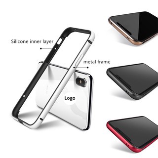 Ốp Điện Thoại Viền Kim Loại Cho iPhone 11 Pro Max 7 8 Plus X XS Max XR SE 2020 2022