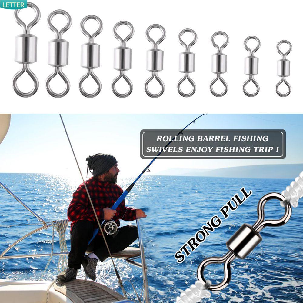 100 Đầu Nối Câu Cá Nhiều Kích Cỡ Hỗ Trợ Câu Cá Tiện Lợi