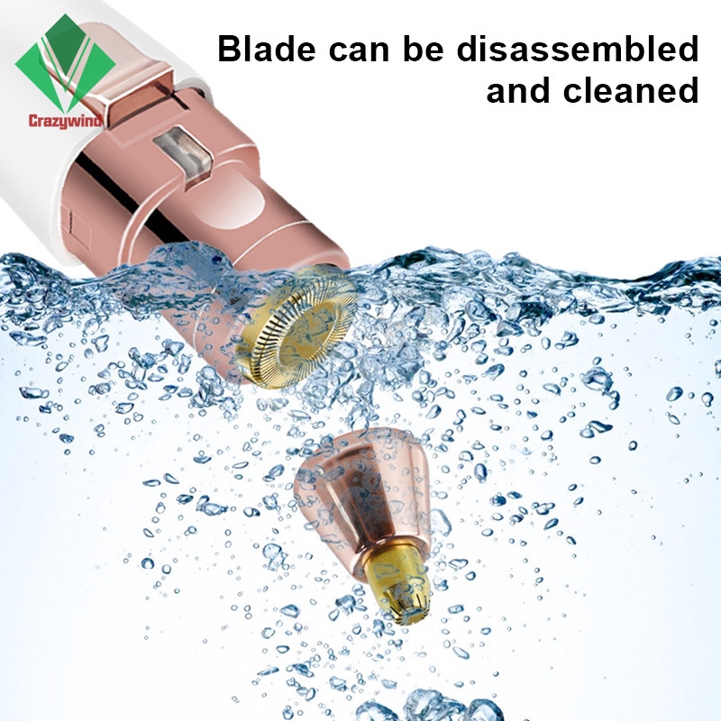 (Hàng Mới Về) Máy Cạo Lông Mày 2 Trong 1 Sạc Usb Cho Nữ | BigBuy360 - bigbuy360.vn