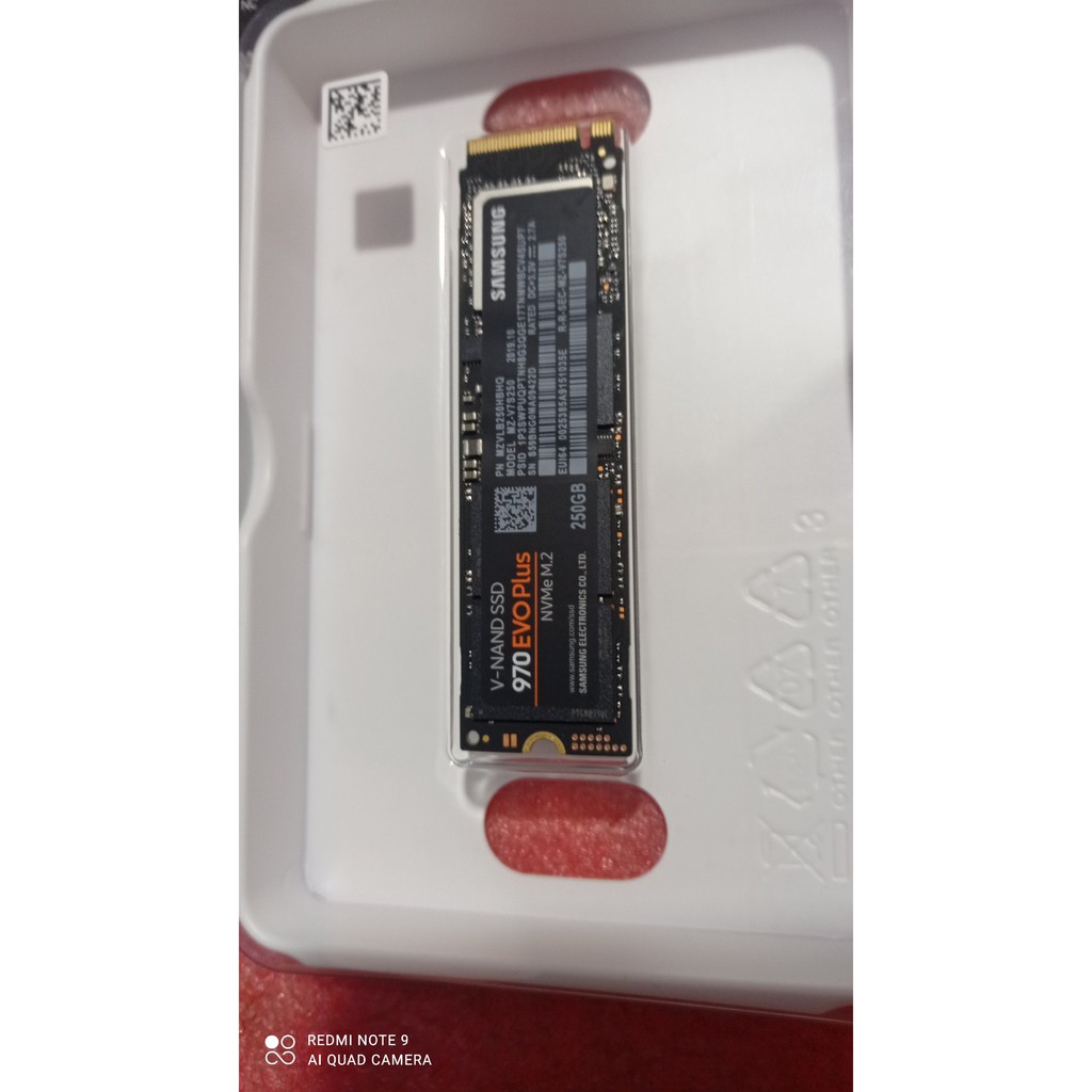 Ổ cứng SSD Samsung 970 EVO Plus PCIe NVMe M.2 2280 250GB MZ-V7S250BW