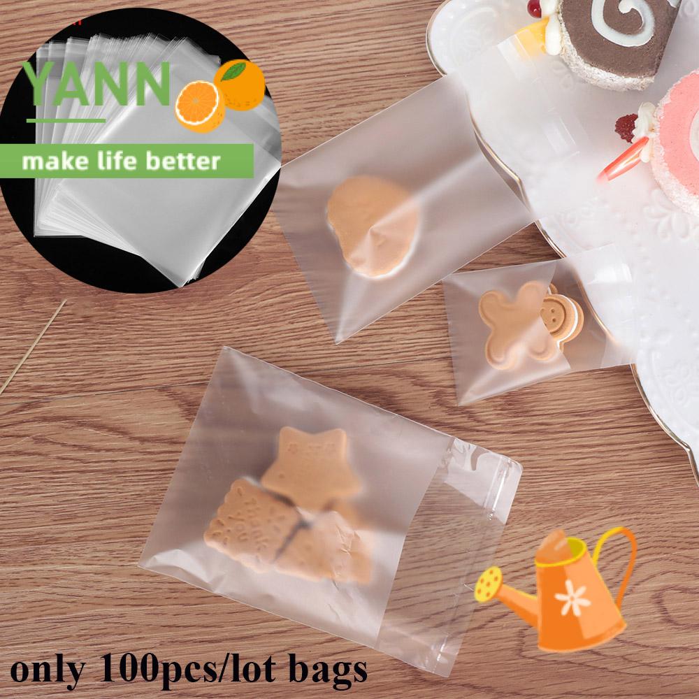 Set 100 Túi Nhựa Trong Suốt Đựng Bánh Kẹo Tiện Lợi