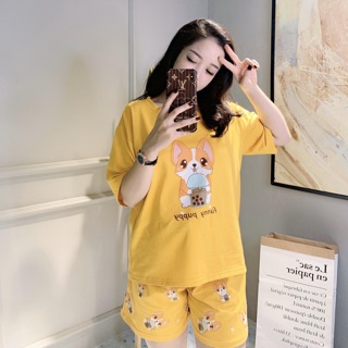Set mặc nhà cotton siêu cấp cute