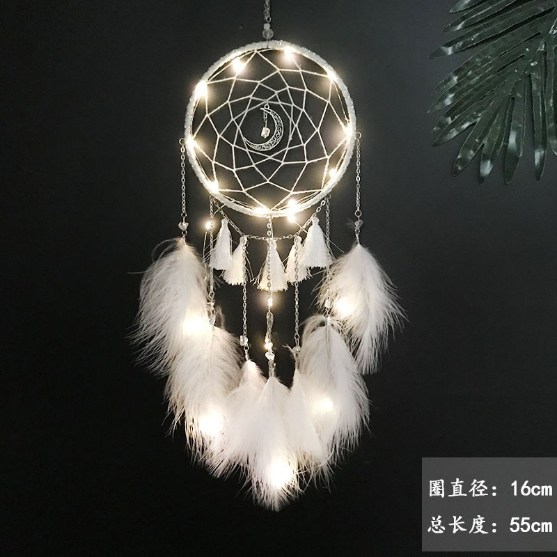 Dreamcatcher Hình Trái Tim Phong Cách Ấn Độ Sáng Tạo Trang Trí Phòng Ngủ