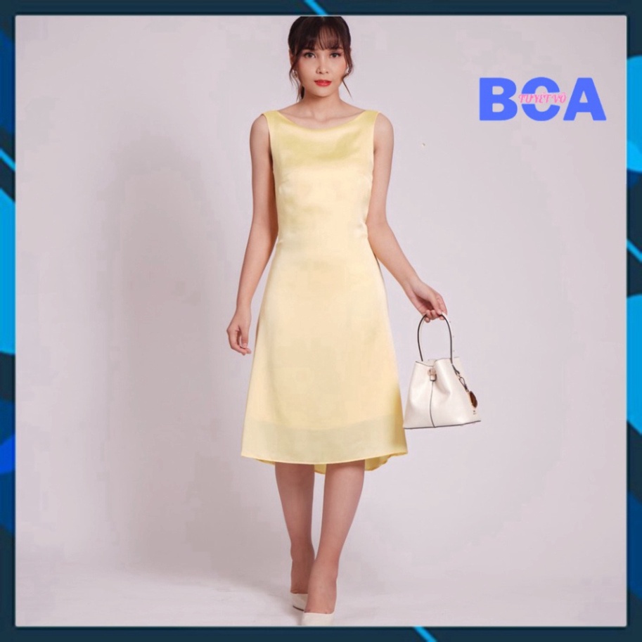 Beele - Đầm lụa xếp li , Tạp Hoá Nhà Bình