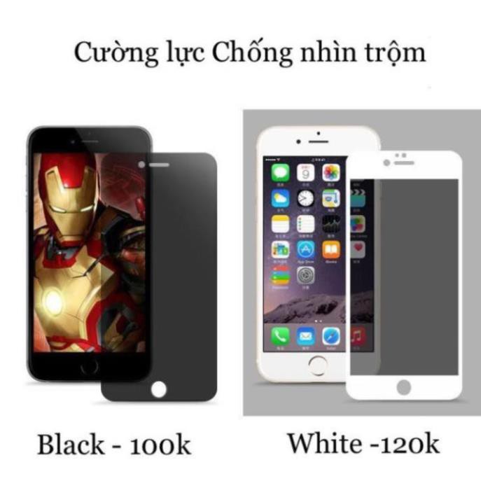 Kính Dán Cường Lực Iphone Chống Nhìn Trộm Cho 7/7Plus/8/8Plus/X/Xr/Xs/11/12/Pro/Max/Plus/Promax ,Hạn Chế Bám Vân Tay