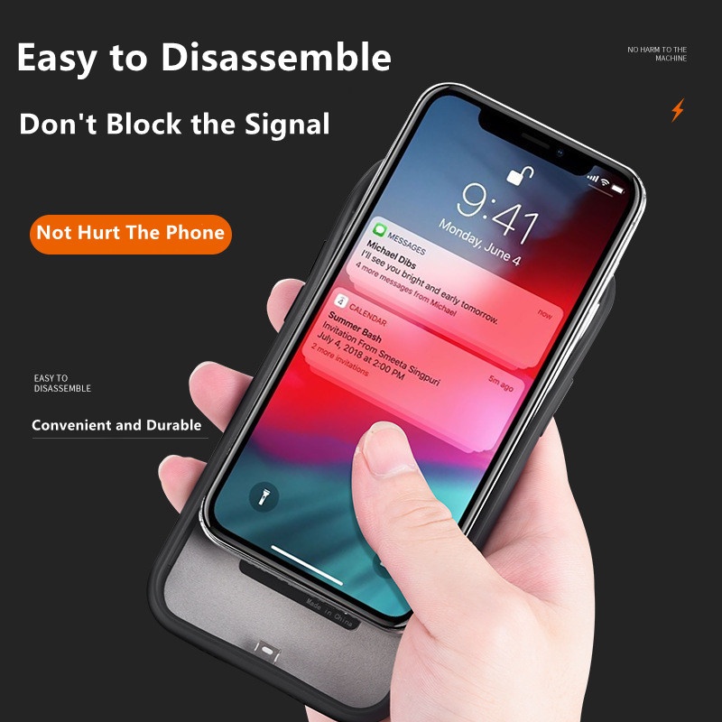 ❣Ốp Điện Thoại Tích Hợp Sạc Dự Phòng 10000mah Cho iphone 14 13 pro 12 11 pro max xs max xr 7 8