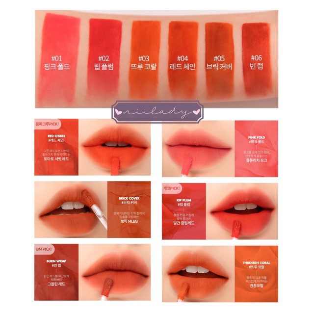 🌸Dangkimly 🌸  Son Romand See Through Matte Tint | BigBuy360 - bigbuy360.vn