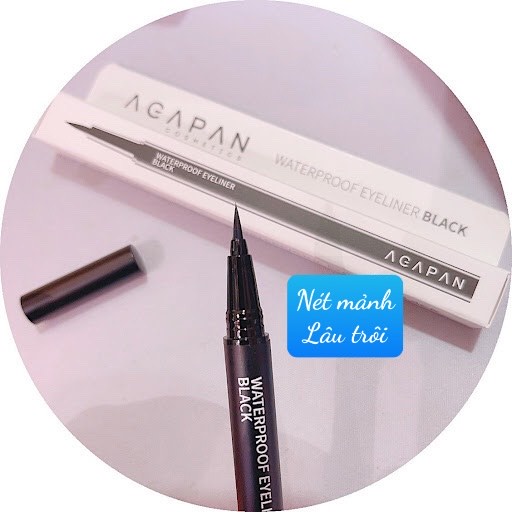 Kẻ mắt dạ không trôi Agapan và Cellio Miracle Waterproof