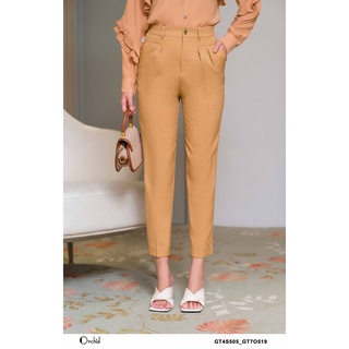 Quần âu công sở cạp cao xếp ly- Chất liệu Twill Silk cao cấp orchid GT7O519