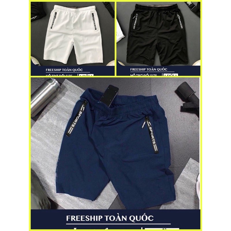  Quần thể thao 💖FREESHIP💖 Quần nam 2 túi kéo khoá vải thun lạnh dày đẹp-QTTD001