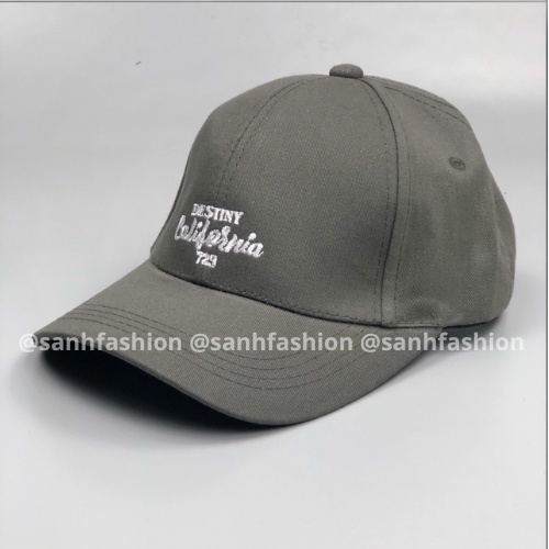 Mũ lưỡi trai thêu chữ California Nón kết chất kaki cao cấp thời trang form unisex nam nữ K64