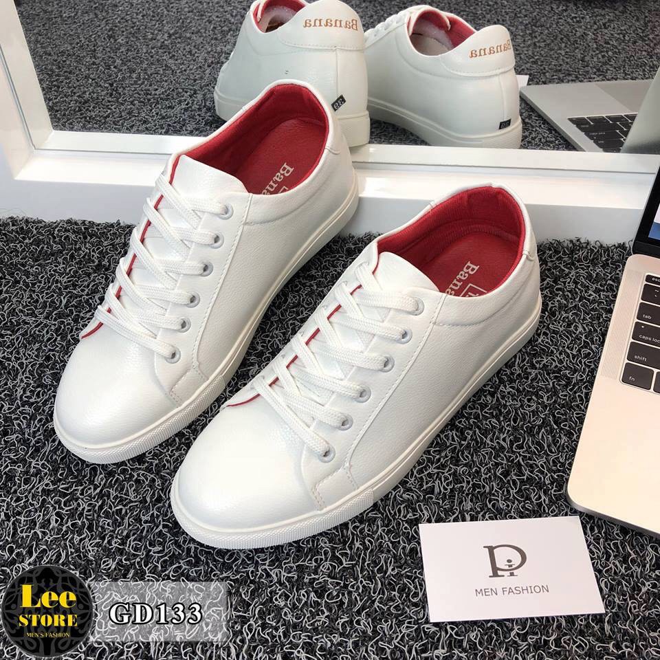 Giày bata nam màu trắng size 39 đên 43