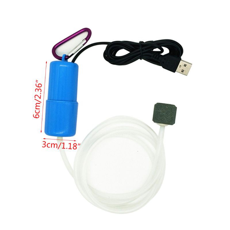 Máy Bơm Oxy Mini Cổng Usb Cho Bể Cá