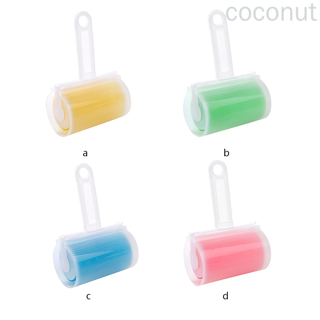 Cây Lăn Bụi Quần Áo Bằng Xơ Dừa Màu Vàng Có Thể Tái Sử Dụng