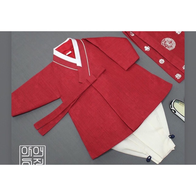 HANBOK ĐỎ BÉ TRAI