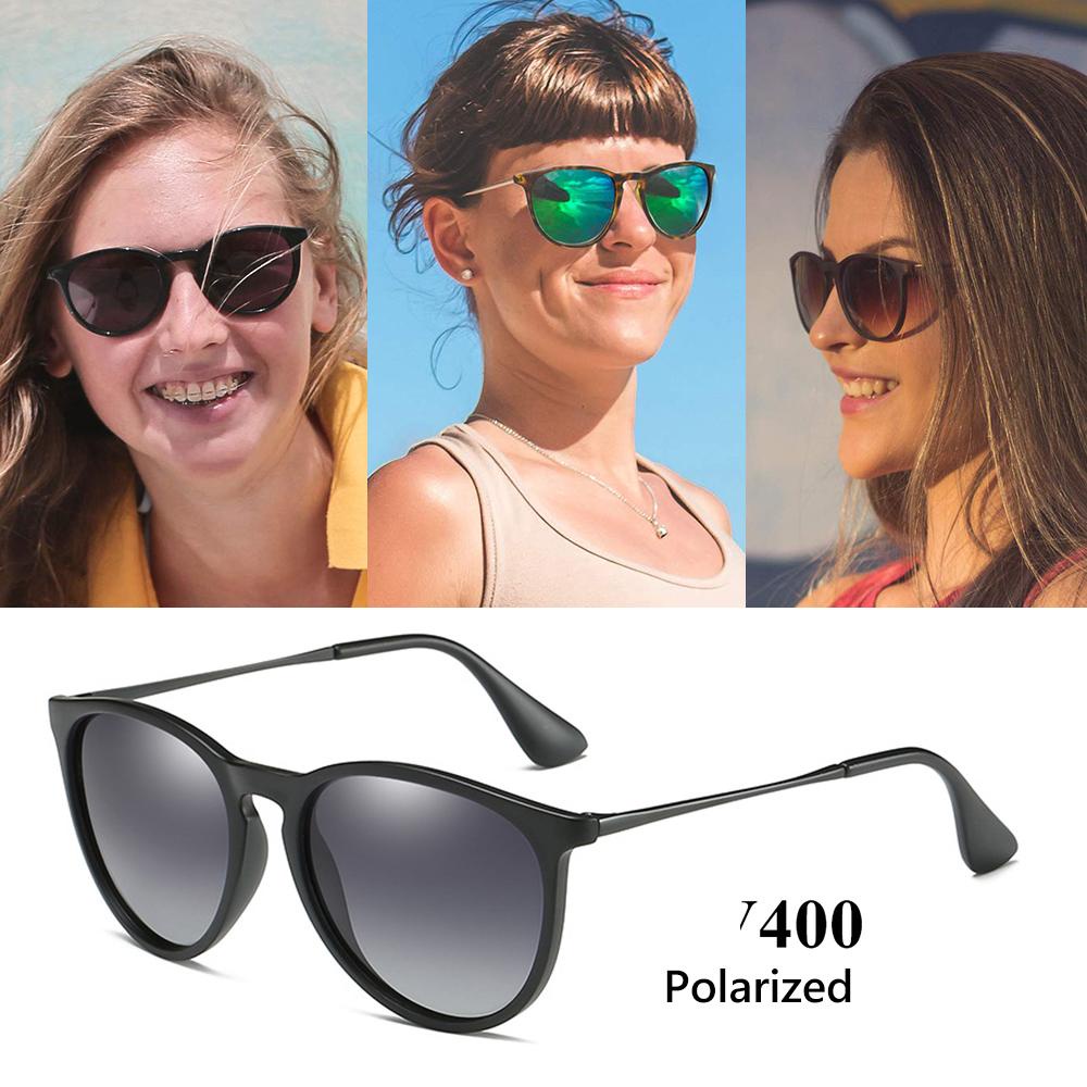 Kính Mát Gọng Tròn Cổ Điển Bảo Vệ Mắt Cho Nam Nữ