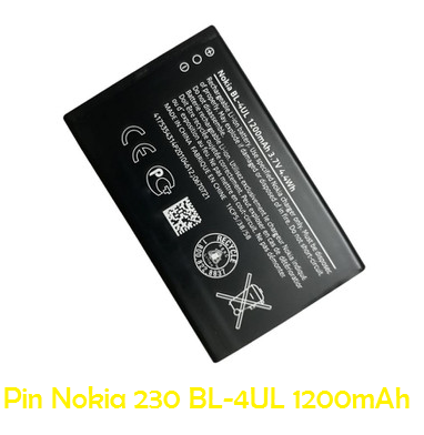 Pin Nokia 230, 3310 (BL-4UL) dung lượng 1200mAh, Pin Chuẩn 2ic Chống Phù giA RE