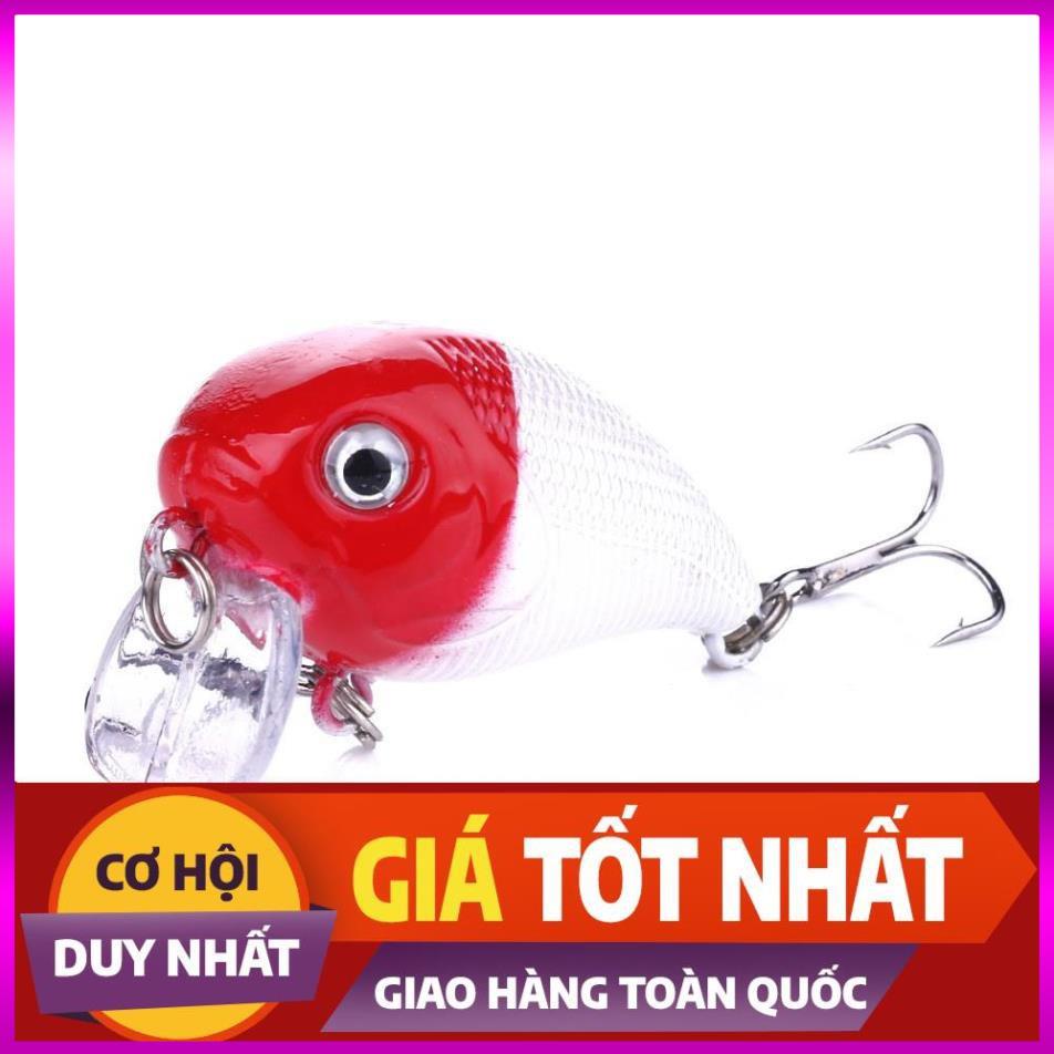 [Xả Kho 3 Ngày] Cá Voi Lưng Gù Siêu Nhạy Cá Dài 4,5cm nặng 7gam Siêu Nhạy Cá lóc, cá chuối, cá chim, cá rô, trắm, thiểu