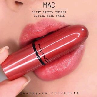 💥Son M.A.C Lipstick màu hồng đào See Sheer 1,8g