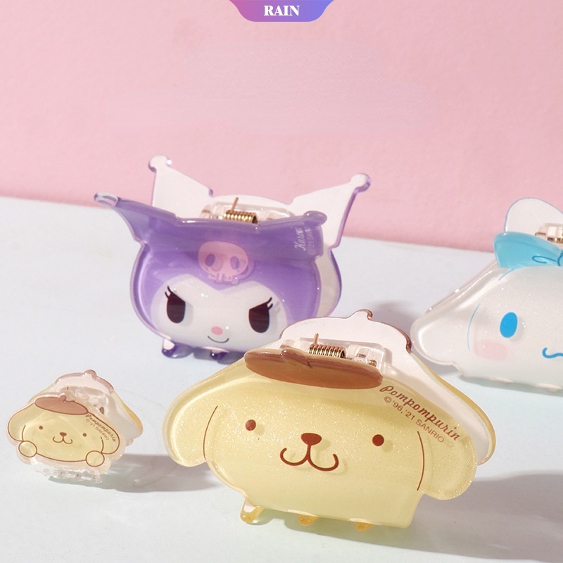 SANRIO Kẹp Tóc Hình Nhân Vật Hoạt Hình Kuromi Đáng Yêu
