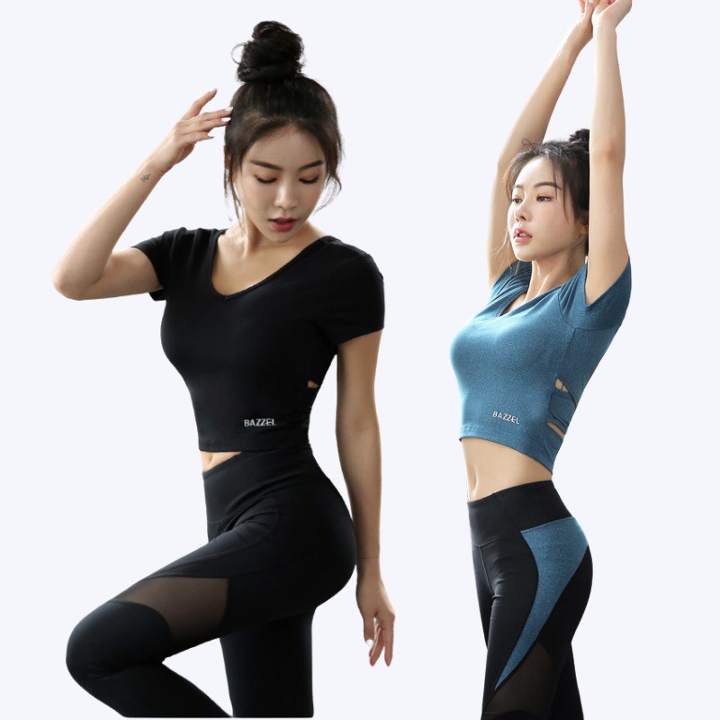 Bộ quần áo tập Gym Yoga, bộ quần áo thể thao nữ AD01 Vải Cao Cấp, Siêu nâng mông, co giãn 4 chiều, thoáng mát