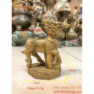 Kì Lân Bát Quái - Kỳ Lân Phong Thủy Bằng Đồng - Đồ Phong Thủy