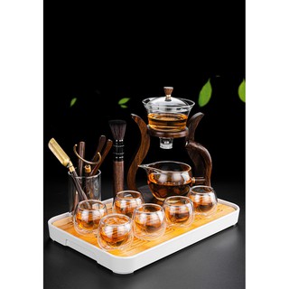 Bộ ấm chén uống trà cao cấp bình trà lọc tự động cao cấp bình trà cao cấp mẫu mới nhất 2022