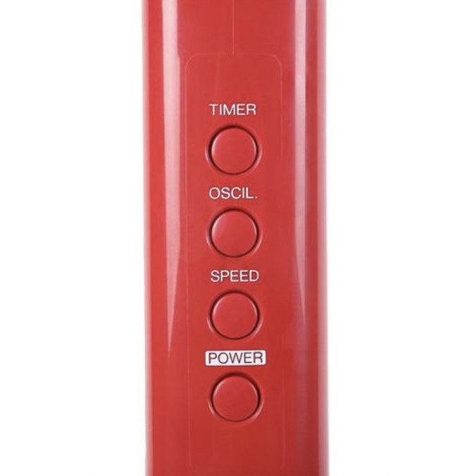 Quạt cây đứng Panasonic, màu đỏ, có điều khiển F-409KMR (220V)