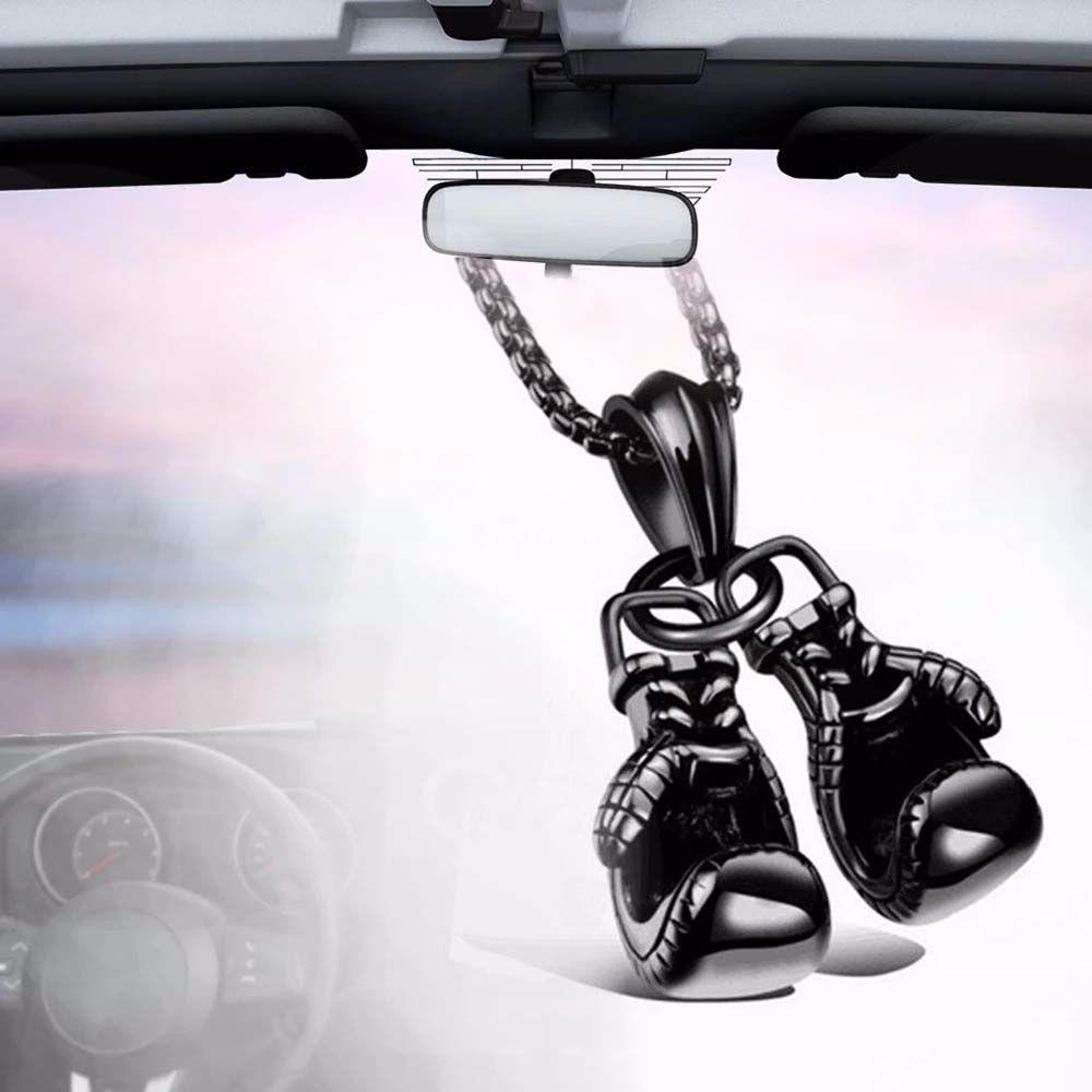 Rebuy1 Móc Khóa Hợp Kim Kẽm Hình Găng Tay Boxing Độc Đáo Trang Trí Bảng Điều Khiển Xe Hơi