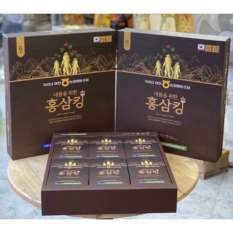 [QUÀ TẶNG] Nước Hồng Sâm Vua Hàn Quốc Red Ginseng King Of My Body ( 70ml x 30 gói )