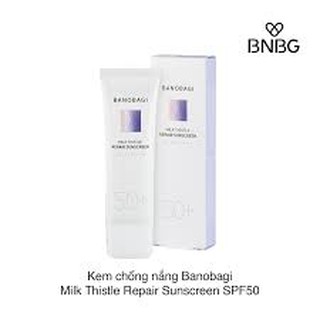Kem Chống Nắng Nâng Tông BANOBAGI MILK THISTLE REPAIR SUNSCREEN SPF50+ PA++++
