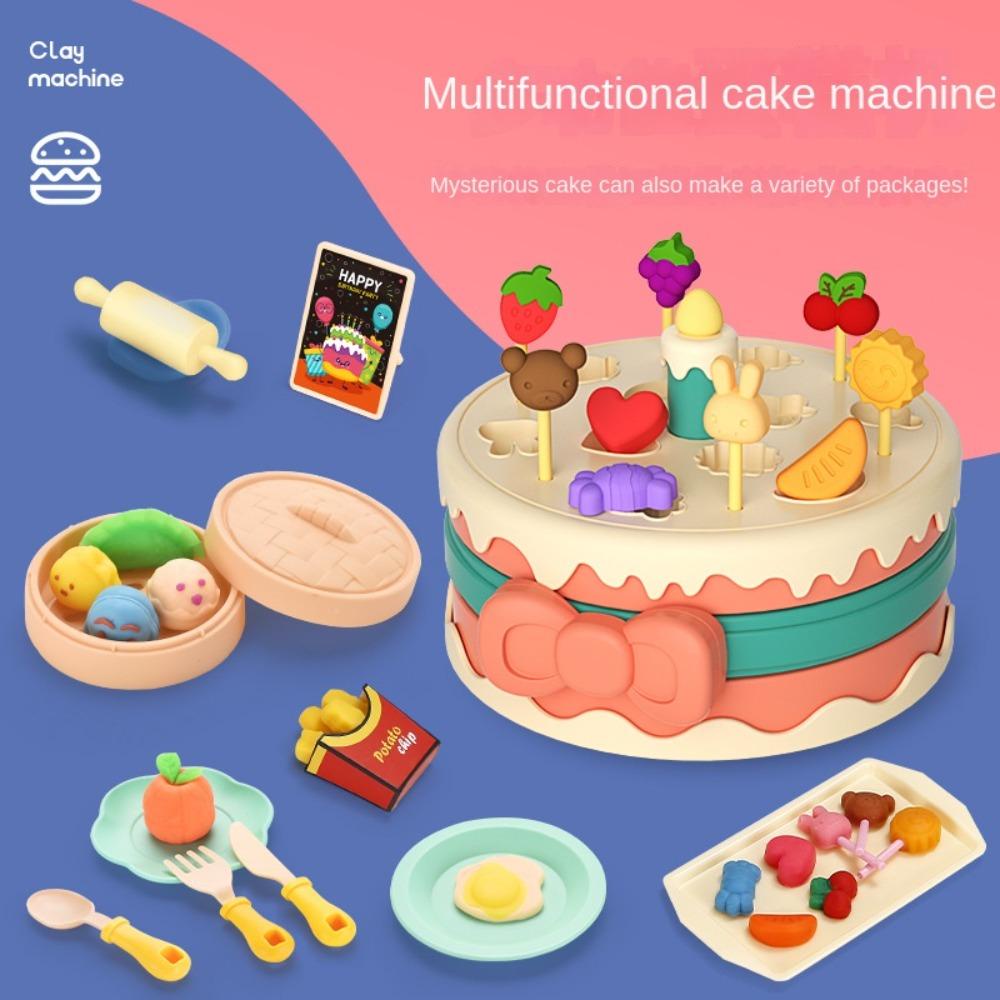 Bộ Khuôn Nhựa Làm Slime Thủ Công Nhiều Màu Sắc Cho Bé