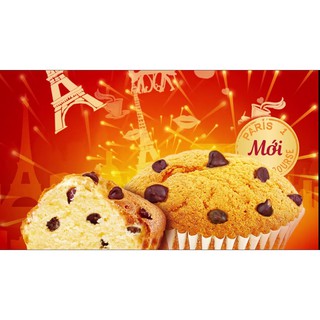 BÁNH LU MUFFIN HẠT SOCOLA 100G - 250G