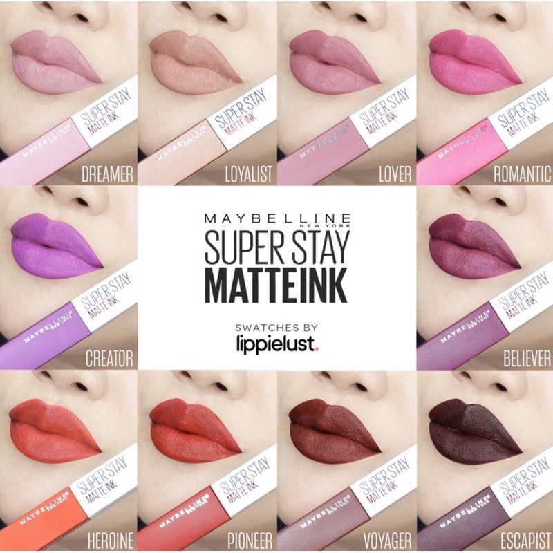 (hàng Mới Về) Son Kem Lì Maybelline Lên Màu Chuẩn Đẹp | BigBuy360 - bigbuy360.vn
