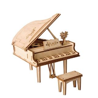 Đồ chơi lắp ráp gỗ 3D Robotime TG408 - Máy Hát Cổ Điển Gramophone