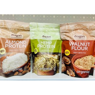 Bột Prot ein Óc c hó hữu cơ Dragon Superfoods 200g