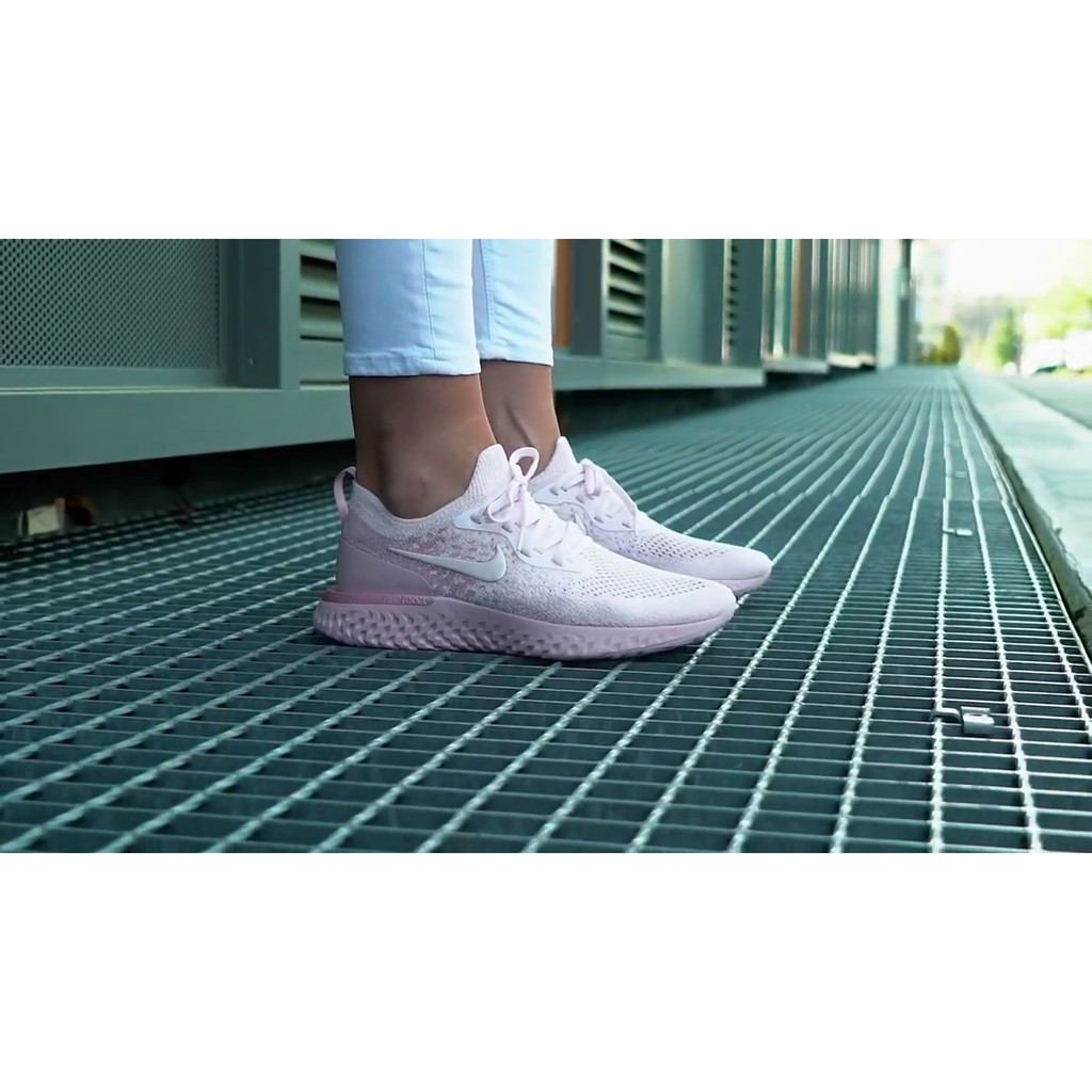 XẢ KHO THANH LÝ - RẺ Giày Sneaker Epic React Flyknit Pearl Pink | Sale Rẻ | Có Sẵn 2020 . 🎁 < ` .