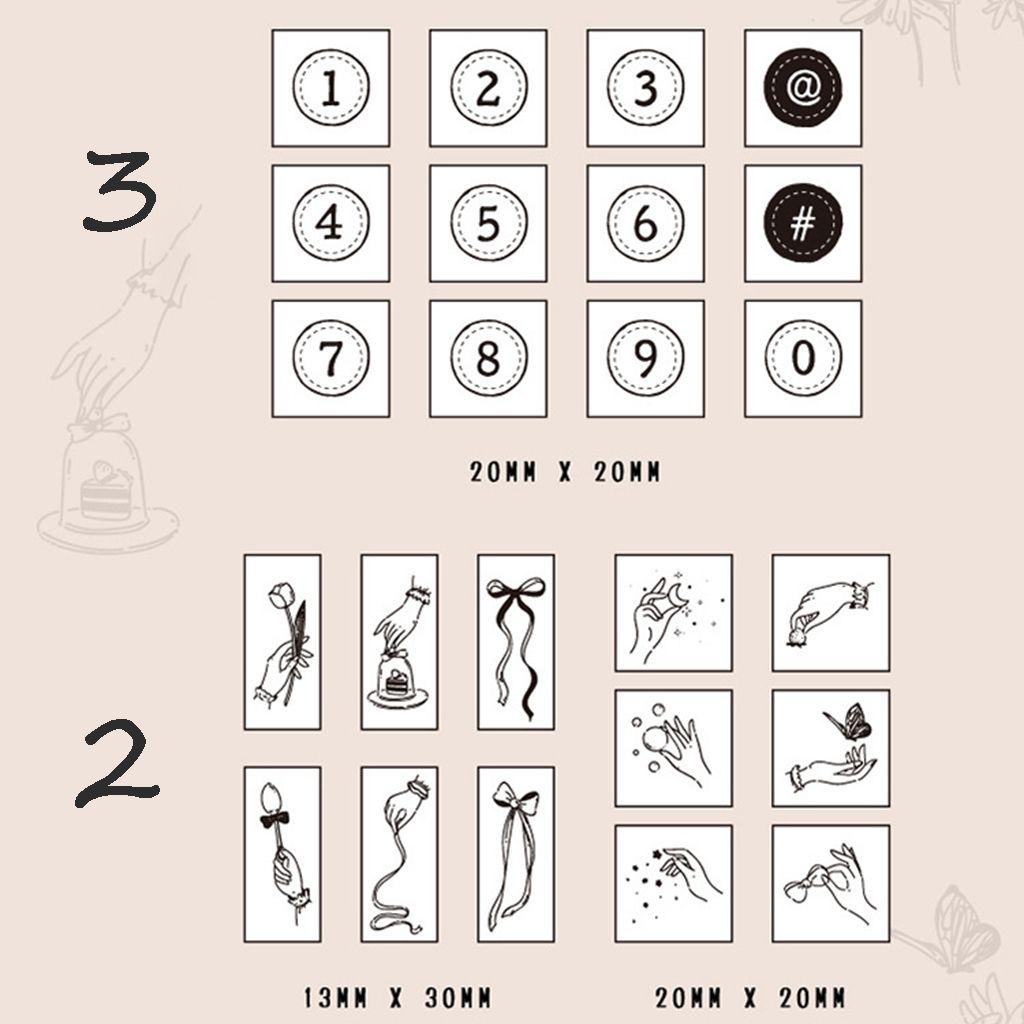 Con Dấu Trang Trí Mini Họa Tiết Hoa Phong Cách Trung Quốc Dễ Thương