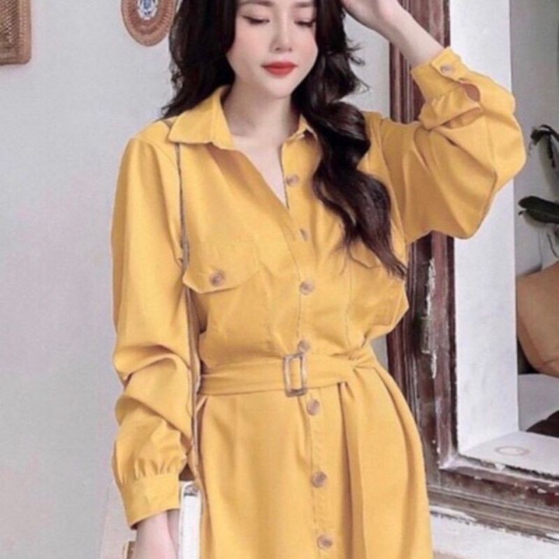 váy bầu sơ mi