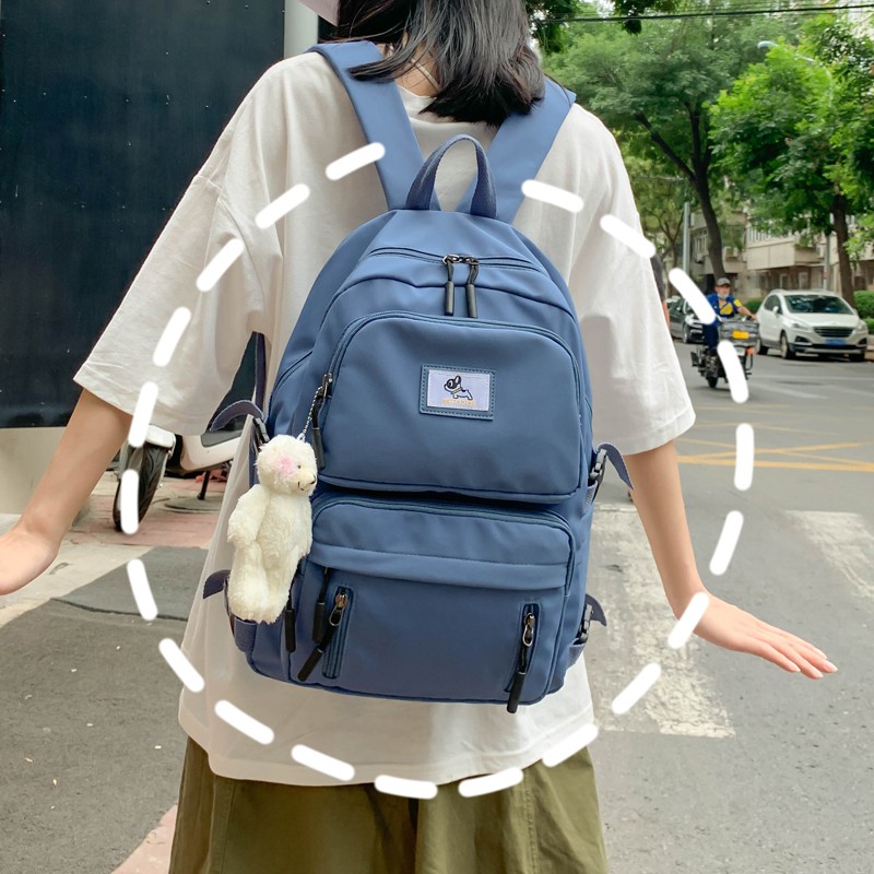túi xách mini Ba lô học sinh trung cơ sở Nhật Bản nam trường Mori nữ viên đại