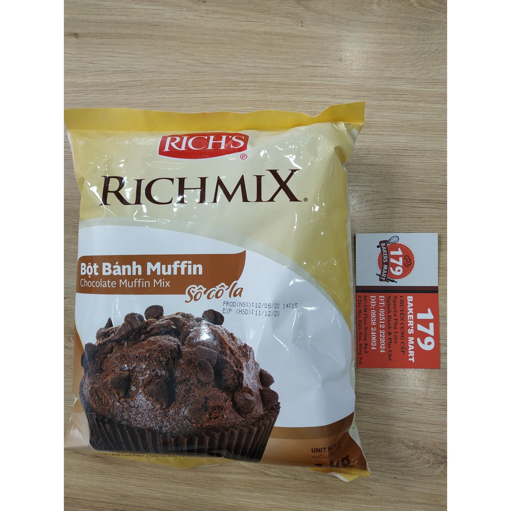 💠Bột trộn Muffin Socola Richs (1kg)💠