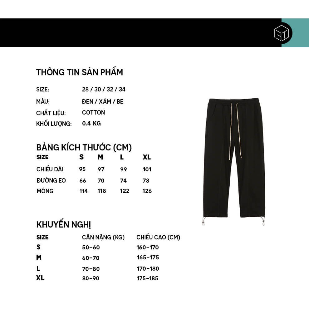 Quẩn Nỉ Da Cá Dáng Xuông | ARTIE Cotton Regular Pant | BigBuy360 - bigbuy360.vn