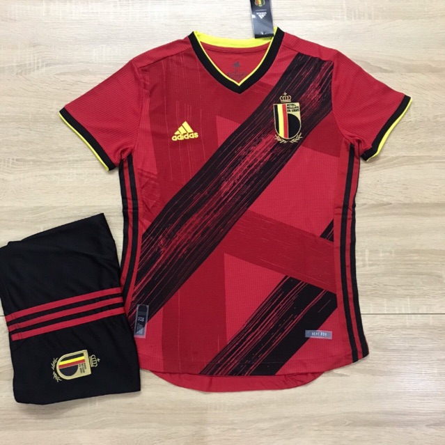 Áo bóng đá đội tuyển Bỉ 🇧🇪/Freeship/ Bộ quần áo bóng đá đội tuyển Belgium cao cấp