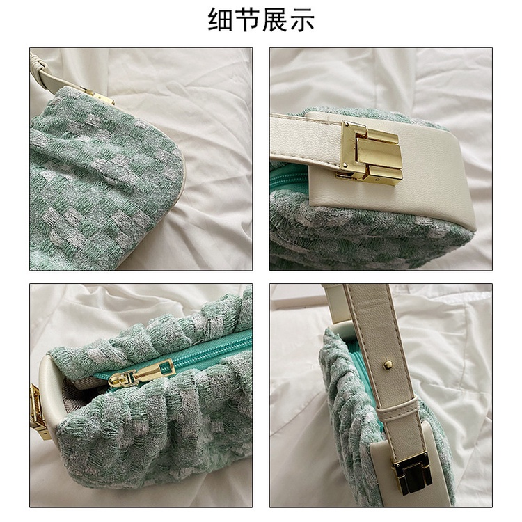 Túi Đeo JASMIN NOIR Chéo Hình Đám Mây Thiết Kế Đơn Giản Thời Trang Cho Nữ