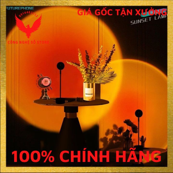 Đèn led tiktok HOT 2021, cơ mika chuyển đổi 4 màu hoàng hôn, cầu vòng, mặt trời xịn xò
